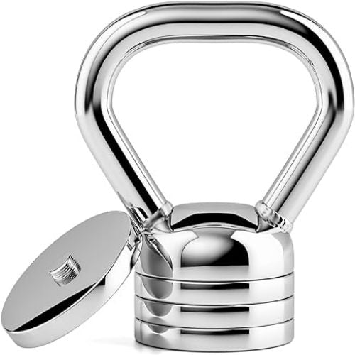 Northdeer Stahl Kettlebell Verstellbar 5 kg / 10 kg - Kugelhantel Einstellbar für Krafttraining Fitness Workout zu Hause